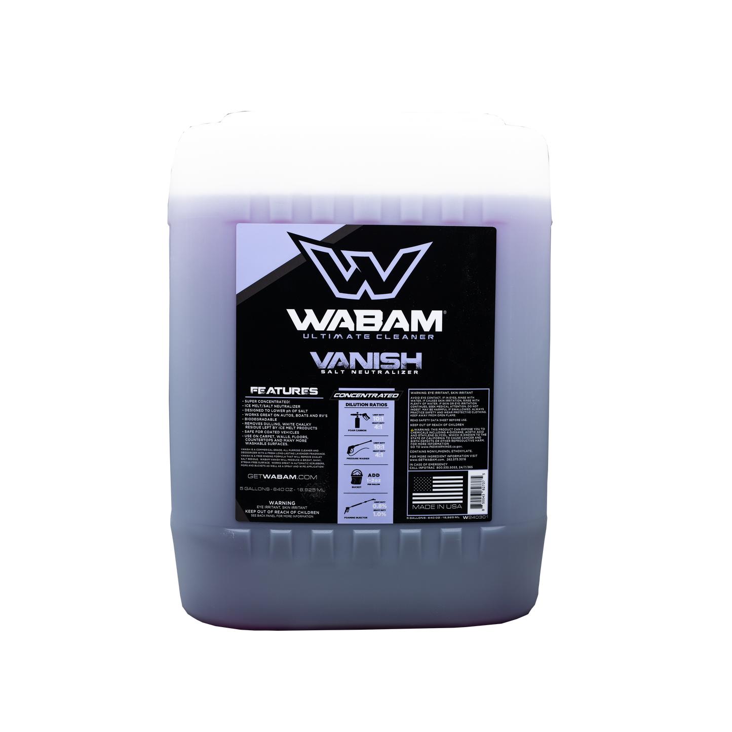 WABAM VANISH 5 Gallons