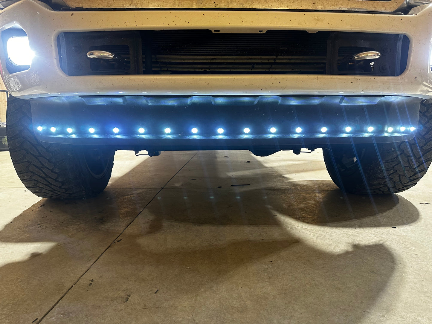 3/4 White Led Dime Light