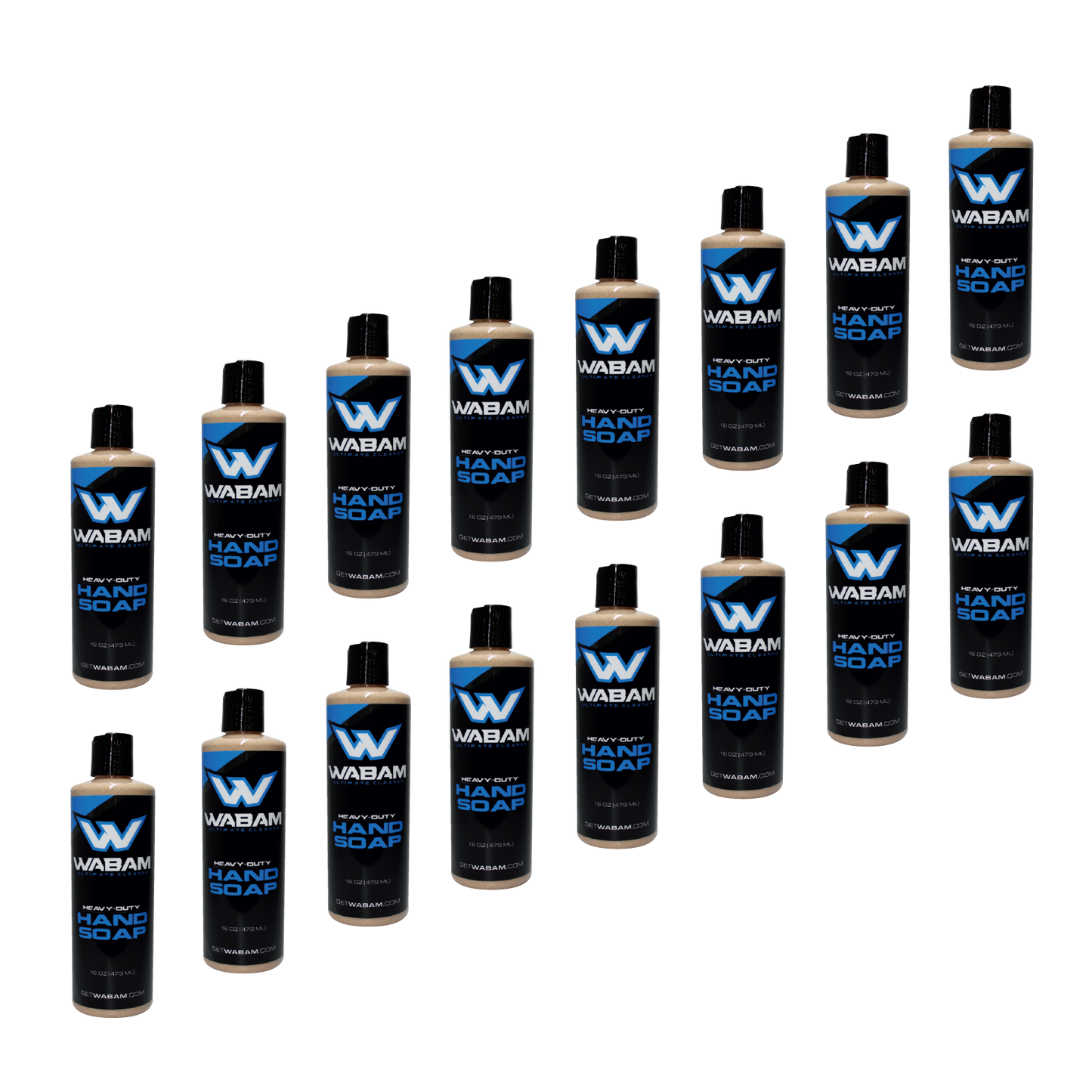 WABAM Hand Soap 16oz (16 Bottles)