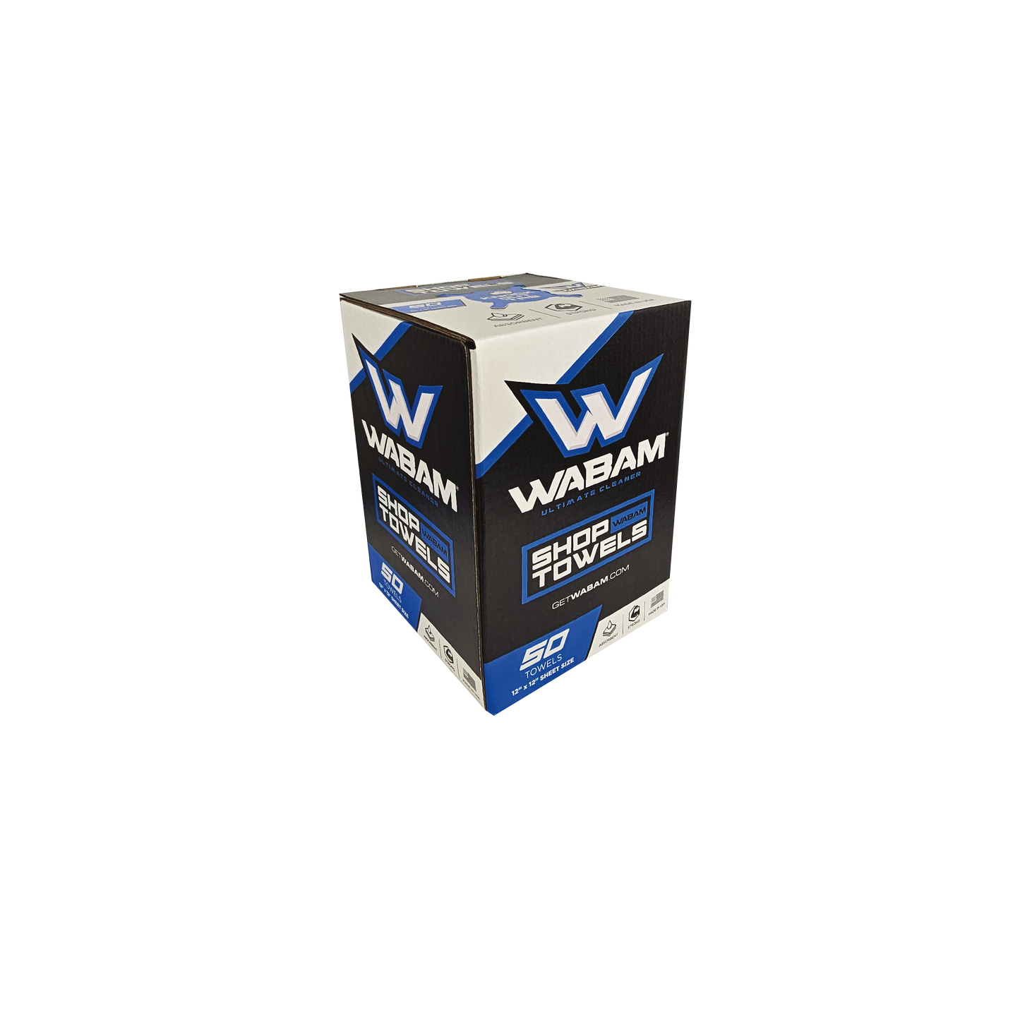 50CT "ON THE FLY" SHOP TOWELS (1 BOX)