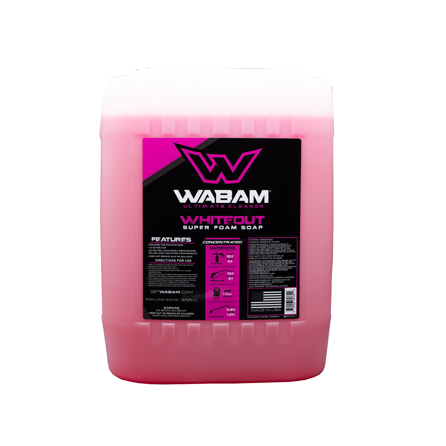 WABAM WHITEOUT 5 Gallons