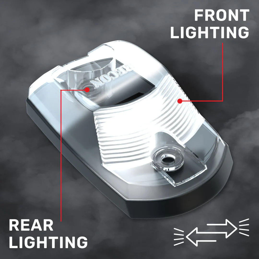 Ford Super Duty 17-24 5 Piece Cab Roof Light Set 2-Way Front & Rear Facing Ultra High-Power LEDs Multiple Lens & Colors - (ATTN: This part is for Ford trucks that DID NOT come with factory installed cab roof lights)