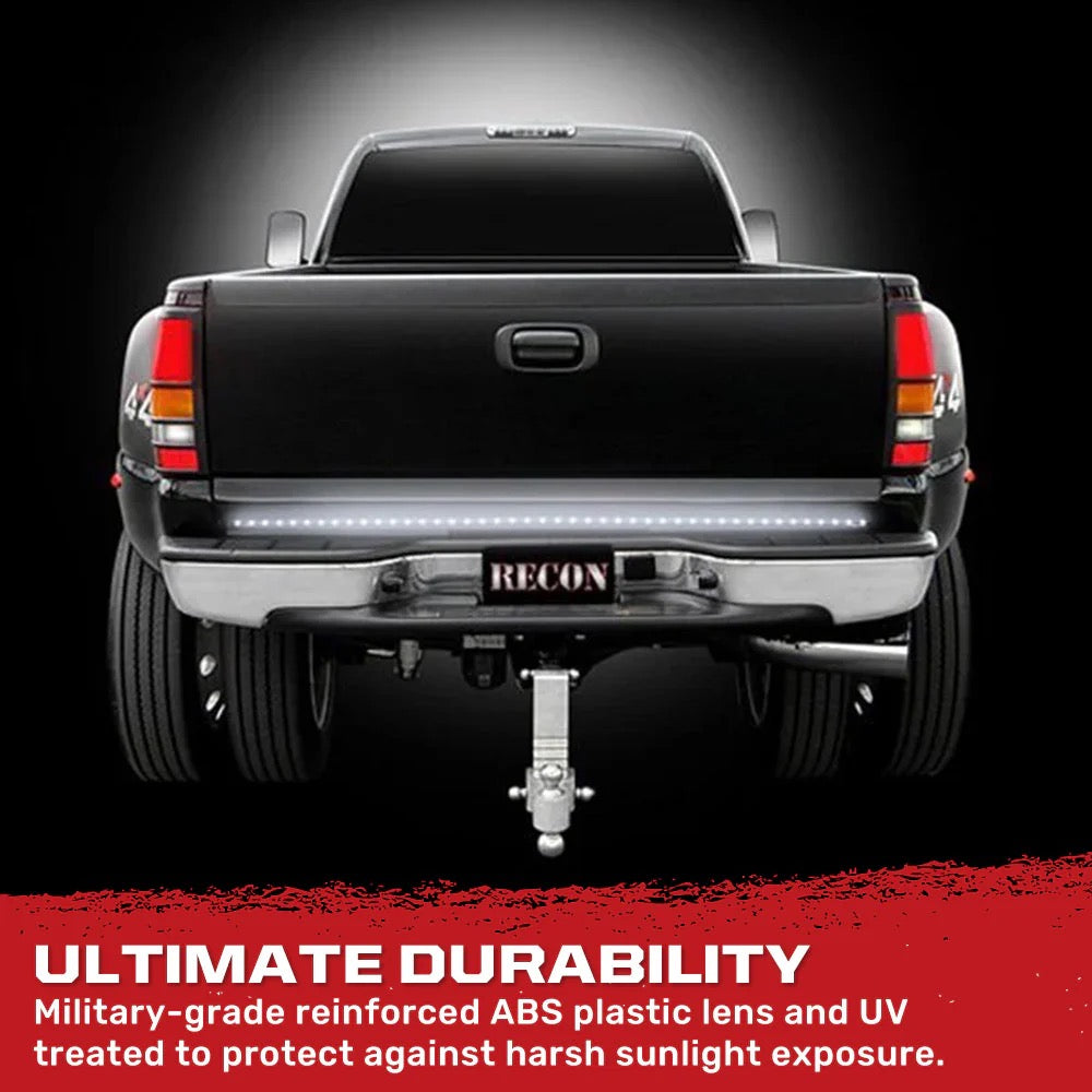 “White Lightning” Tailgate Bar LED Brake Lights Red & LED Reverse Lights White