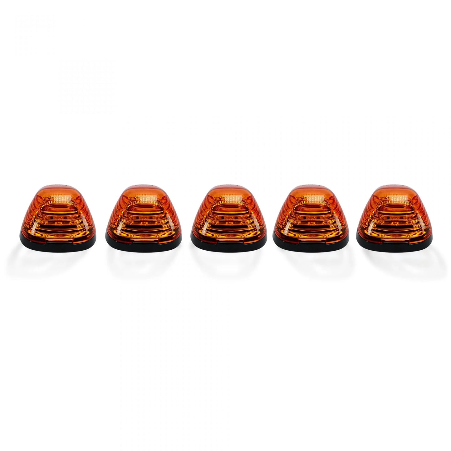 Ford Super Duty 99-16 5-Piece Cab Lights OLED Bar-Style Amber Lens in Amber OLED - (Attn: This part is for trucks that DID NOT come with factory cab roof lights)